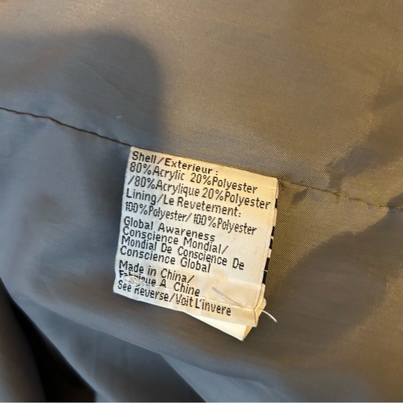 Faux fur green longline hooded oversized coat size L fall winter party holiday - Picture 5 of 9